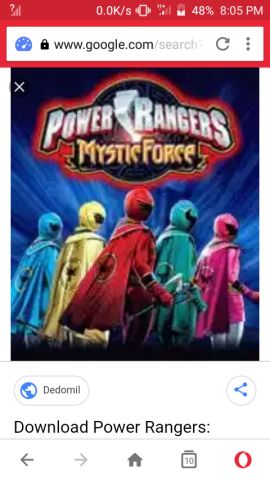 Power Rangers mystic