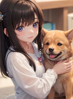 kawaii girl cute pet anime style 973189 