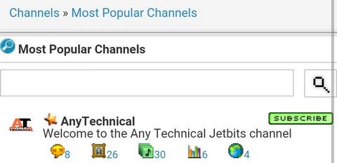 Our 1st Popular Channels on Jetbits