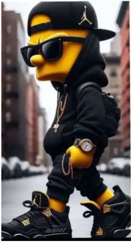 Bart Simpson on steeze