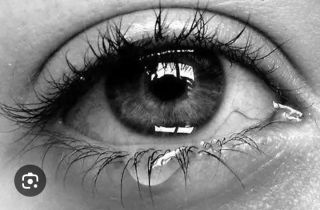 Eye crying!