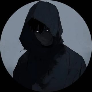 Dark anime guy profile pic