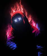 Man on fire