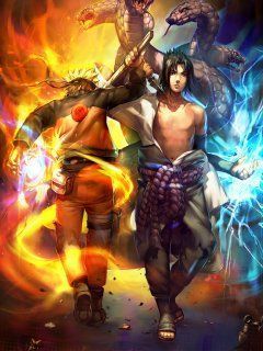 Naruto and itachi