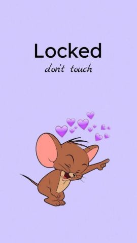 A Locked screen wallpaper
