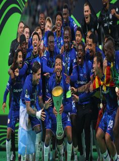 Chelsea lift the Conference League troph