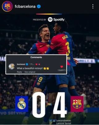 Real madrid 0 4 Barcelona