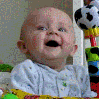Baby fear Moment