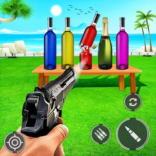Bottle shoot target