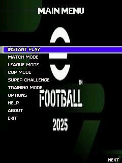 E FOOTBALL 2025 CREATED BY GAMELOFT X SAINE