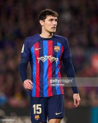 andreas christensen of fc barcelona reacts during the laliga santander match between fc
