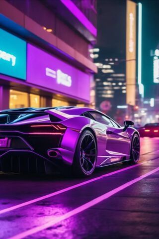 Purple car
