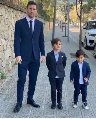 Messi & his sons