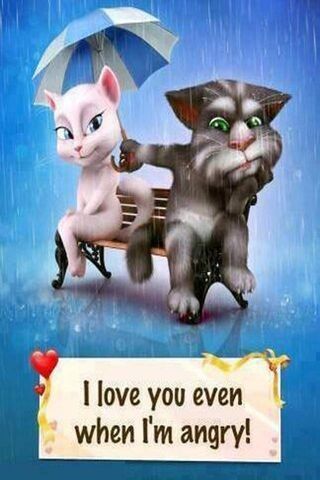 I love you even when i'm angry