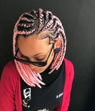 Medium length hair