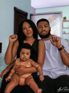 Cute family