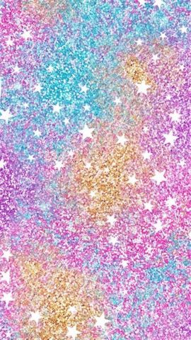 Glitter rainbow