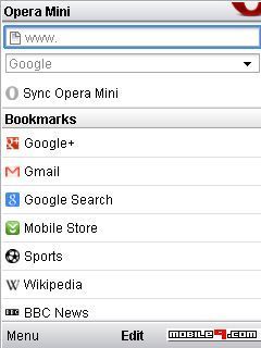 opera mini 4.5 is wi