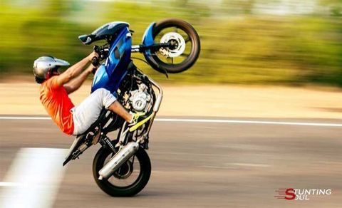 Bike stunt