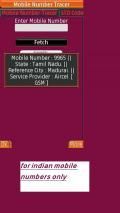 Mobile number tracer