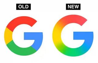 Google old and new logo