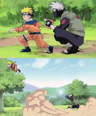 Kakashi is funny