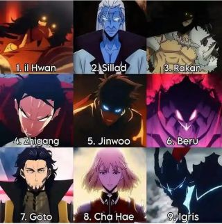 Top 9 in solo leveling right now