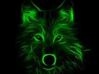 neon werewolf night vision