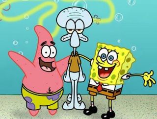 Spongebob Patrick And Squid