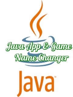 Java App & Game Name