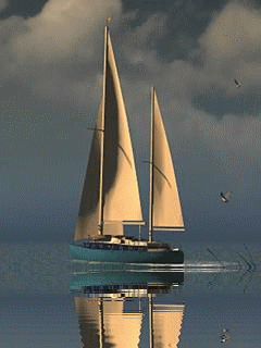 Boat on sea