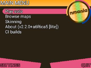 Nmania Lite Java rythm game