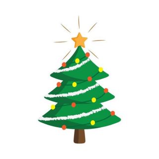 christmas tree hand drawn doodle element vector illustration 8559 404