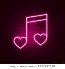 love music neon sign vector 260nw 1274237920