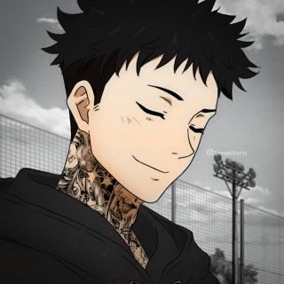 Yuji in tats
