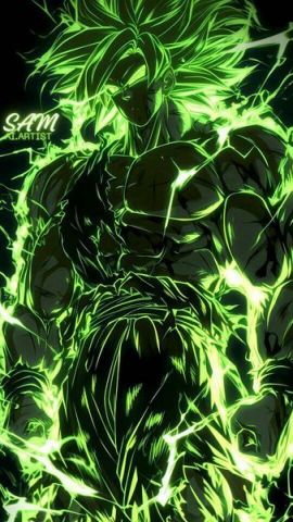 Broly neon light
