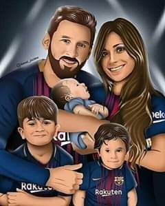 Rasfarow Lionel Messi Family Picture