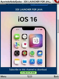 Ios launcher for java