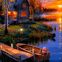 Boat And Forests