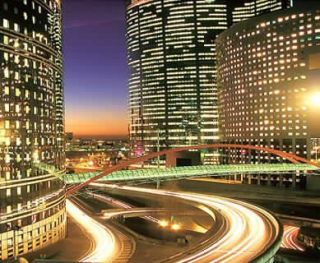 lighted road 1