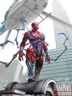 spiderman with chopper