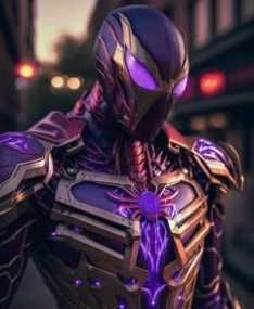 Purple spider
