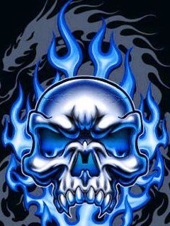 Blue flam