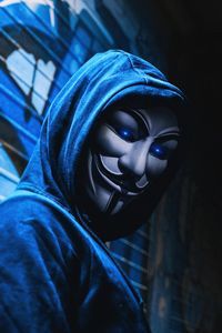 anonymus guy white mask 4k va