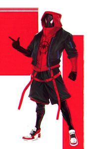 spiderman miles morales hoodie suit rt