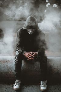 anonymus guy smoke 4k dv