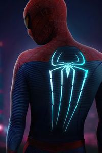 spiderman glowing suit fg