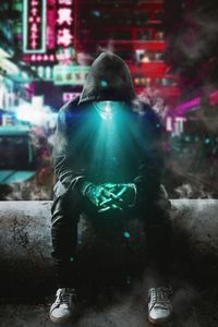 anonymus guy with powers 4k 5l