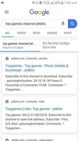 Top games my channel show on google