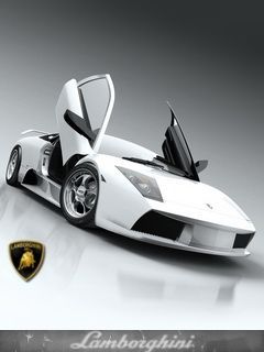 white lamborghini 281521